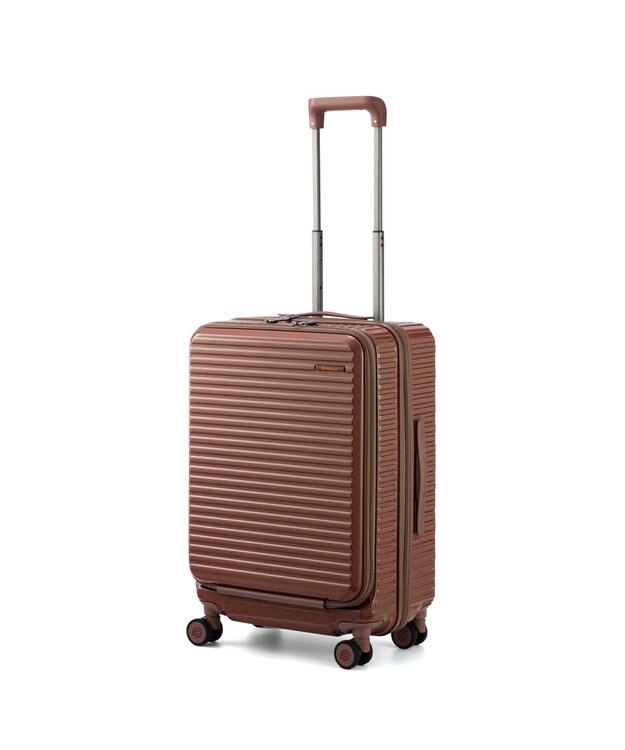 ACE BAGS & LUGGAGE EDGELINK クルーズボックスグリント スーツケース 52L フロントオープン 09142 エッジリンク ブラウン