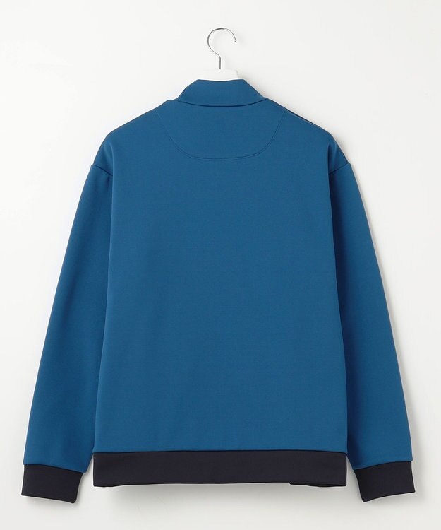 23区GOLF 【23Fondation/MEN】ストレッチ裏フリース モックネック ダルブルー系