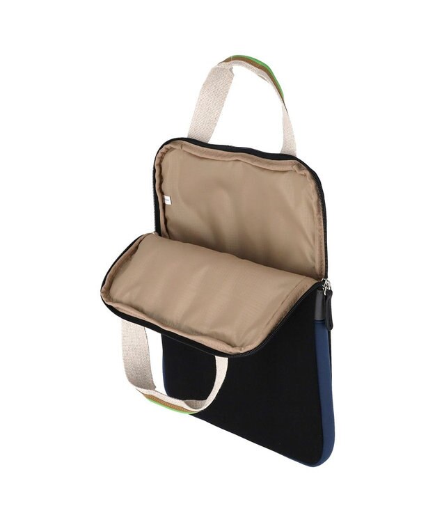 tsumori chisato CARRY ネコかおウレタン ビジネスバッグ PCケース パソコンケース 13インチ ビジネスバッグ ブラック