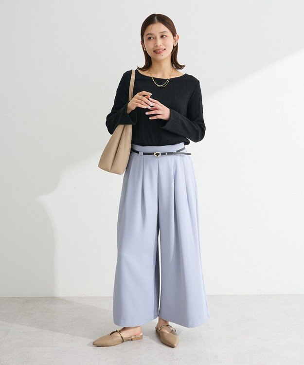 Green Parks ベルト付きスカーチョ Sax