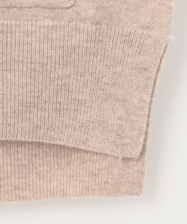 J.PRESS LADIES 【洗える】CASHMERE BLEND Vネック カーディガン ベージュ系