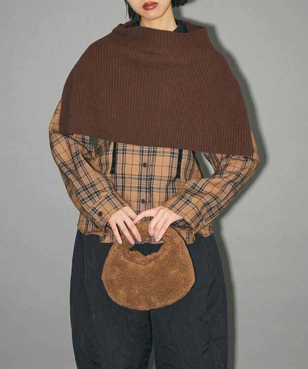 Green Parks ウエストタック２ＷＡＹシャツブルゾン Brown