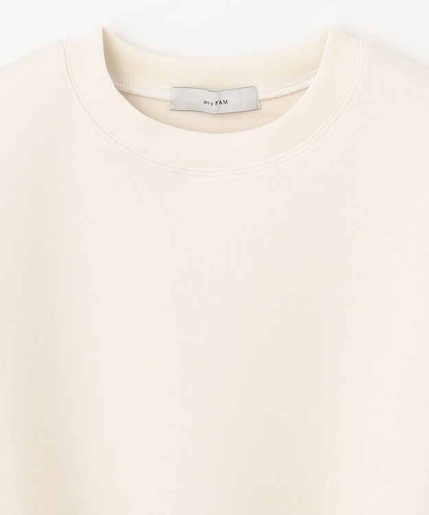 ANY 【洗濯機可】ライトウェイトクルーネックプルオーバー ベージュ