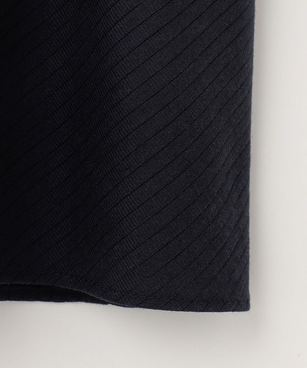 J.PRESS LADIES L カールマイヤーシアー シャドーストライプ カットソー ネイビー系