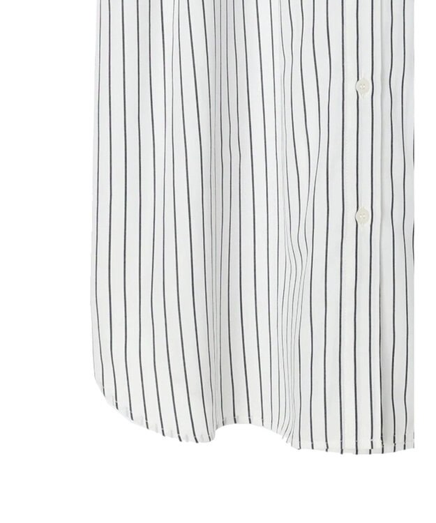 Green Parks ミドル丈シャツワンピース Navy