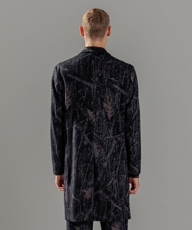 JOSEPH HOMME フォレストジャガード　チェスターコート ブラック系3