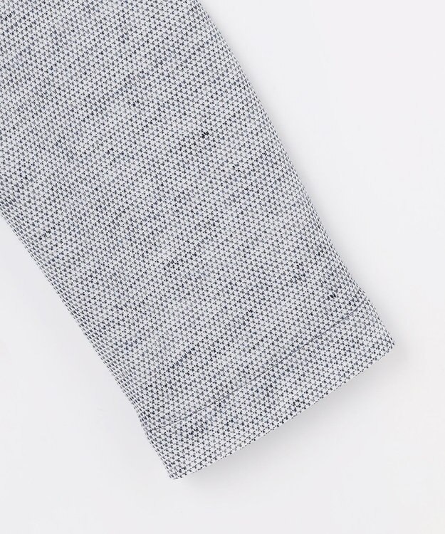 JOSEPH ABBOUD 【尾州産ジャージー/軽量/ストレッチ】ノルマンディーリネントップジャージージャケット ブルー系