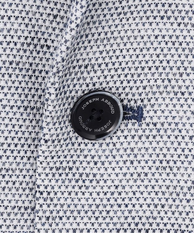 JOSEPH ABBOUD 【尾州産ジャージー/軽量/ストレッチ】ノルマンディーリネントップジャージージャケット ブルー系