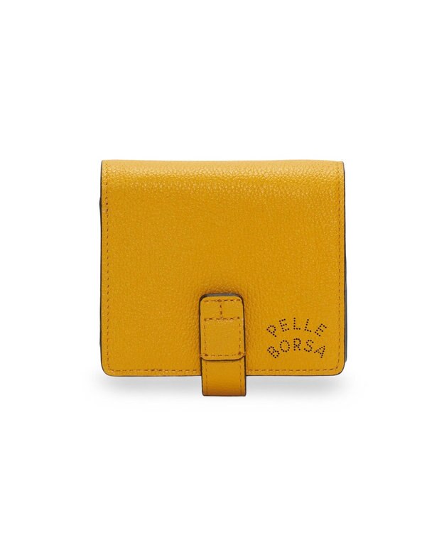 PELLE BORSA 二つ折りミニ財布 Very Goods ベリーグッズ 7202 イエロー