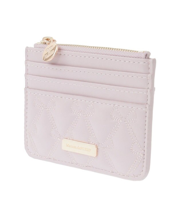 Maison de FLEUR リボンキルティングフラグメントケース Pink
