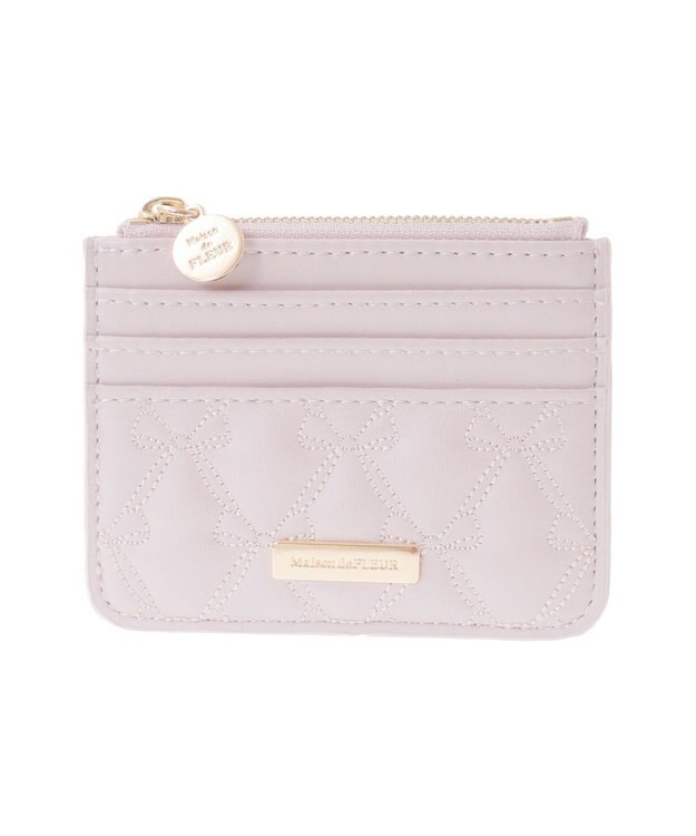 Maison de FLEUR リボンキルティングフラグメントケース Pink