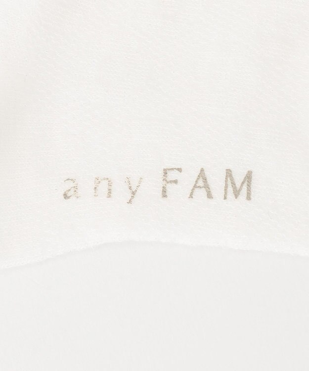 ANY KIDS 【日本製】レース花柄ラメショートソックス アイボリー系