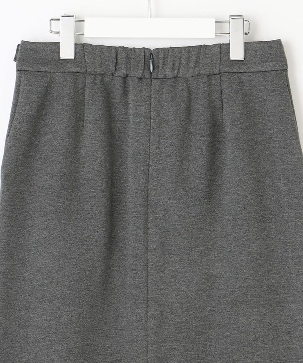 J.PRESS LADIES 【洗える】デュアルウォームポンチ スカート グレー系