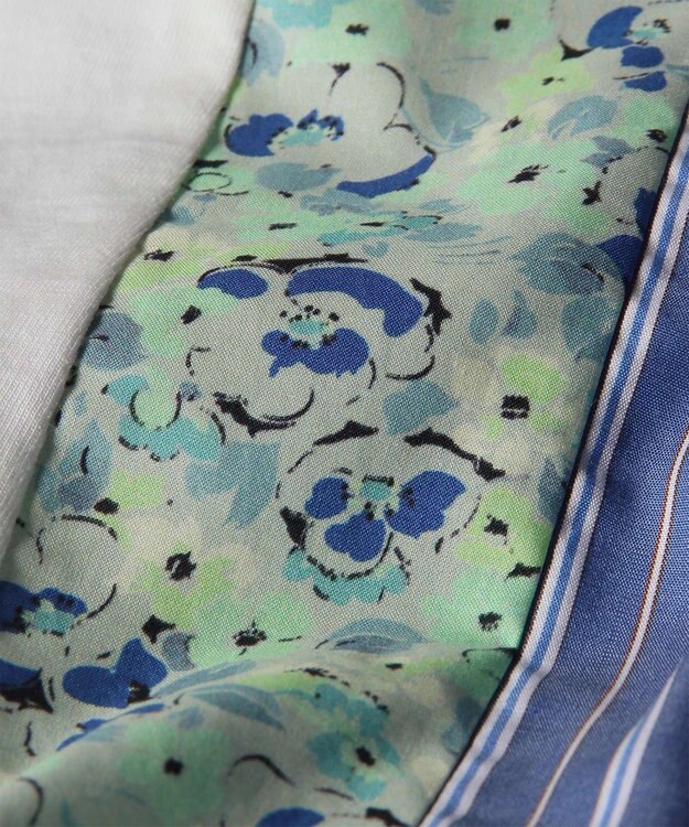 Paul Smith Floral Patchwork ミックスアップ 半袖Tシャツ ホワイト