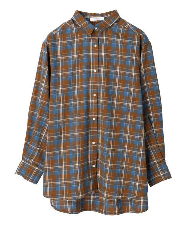 Green Parks ネルチェックシャツ Mustard