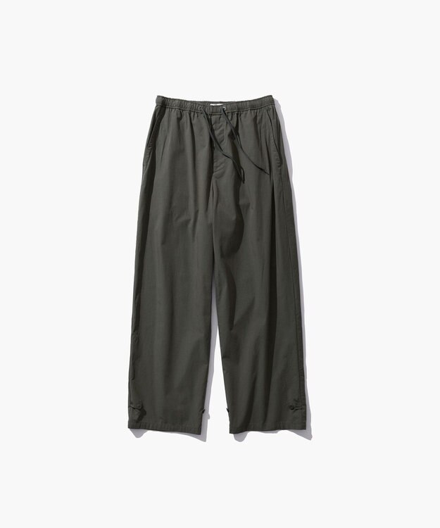 ATON LIGHT TC GABARDINE | ウォッシュドワイドパンツ - UNISEX KHAKI
