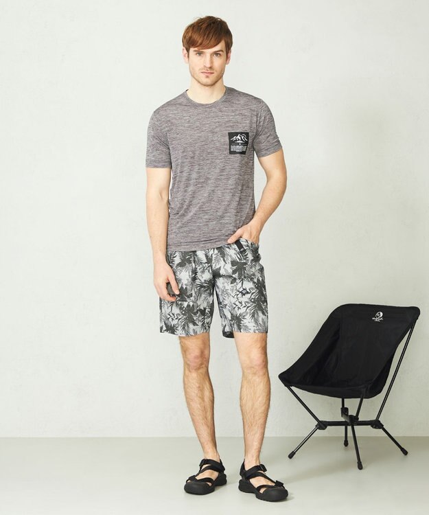 JOSEPH ABBOUD MOUNTAIN 【UNISEX】接触冷感 クールスキンガードＴシャツ グレー系