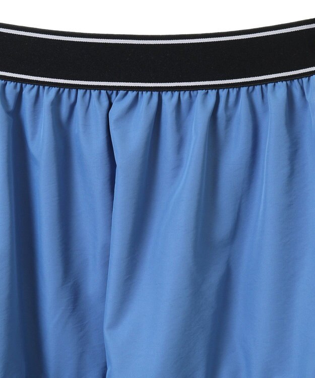 Green Parks ウエストラインフリルティアードスカート Blue