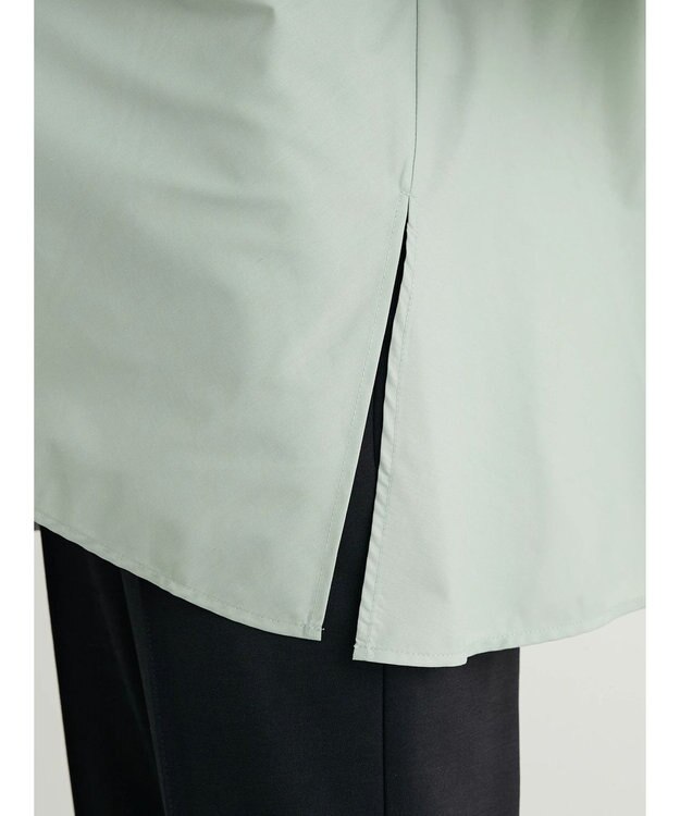 Green Parks ・ｆｕｒｒｙ　ｒａｔｅ　変形キリカエシャツチュニック Gray