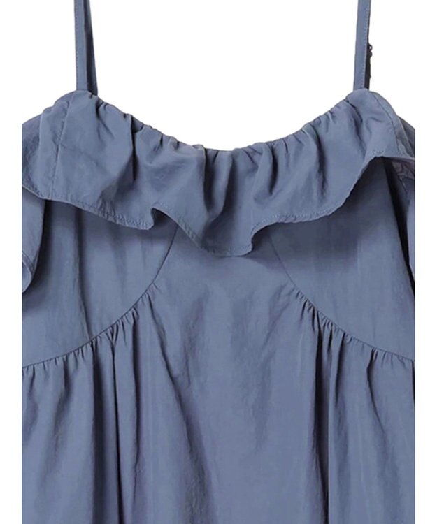 Green Parks ・ＳＵＧＡＲ　ＳＰＯＯＮ　フリルキャミワンピース Blue