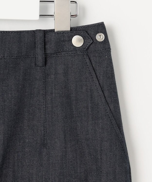 J.PRESS LADIES 【WEB限定】セルロースシャンブレー ナロー スカート 【WEB限定】ネイビー系