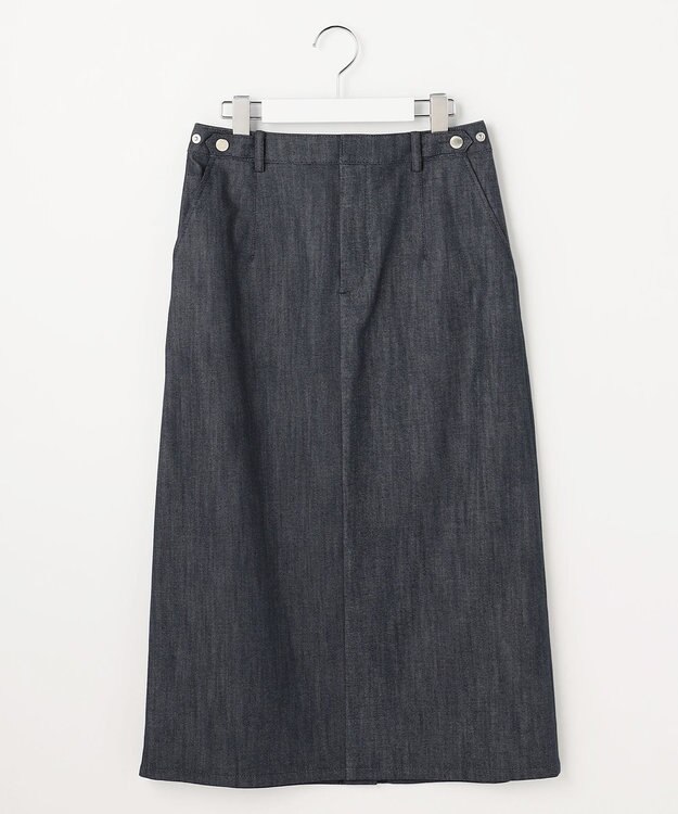 J.PRESS LADIES S 【WEB限定】セルロースシャンブレー ナロー スカート 【WEB限定】ネイビー系