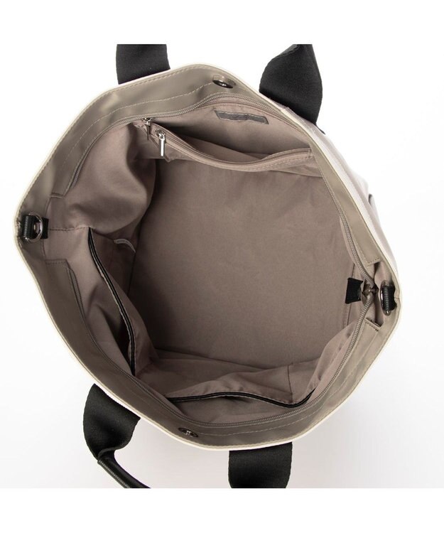 UNBILLION カシュカシュ cachecache / ナイロンツイル2wayテープトート グレー