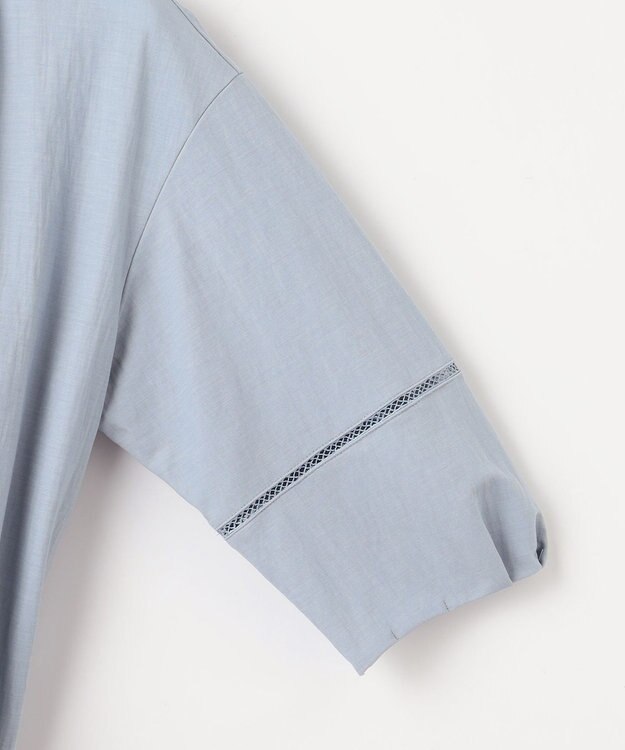 J.PRESS LADIES ナチュラルジャージー カットソー ダルブルー系