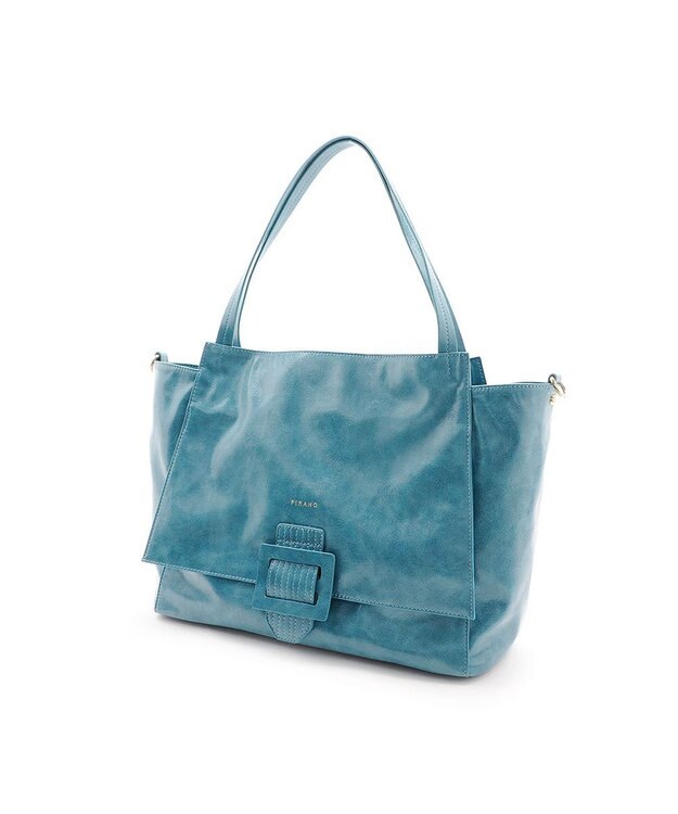 MioFIRANO バックル付きトートバッグ＆ショルダーバッグセット 2WAY A4サイズ対応　FIRANO フィラノ BLUE