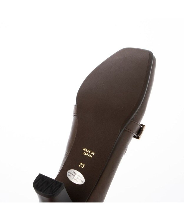 ing <ing>ベルトデザインヒールローファー オーク