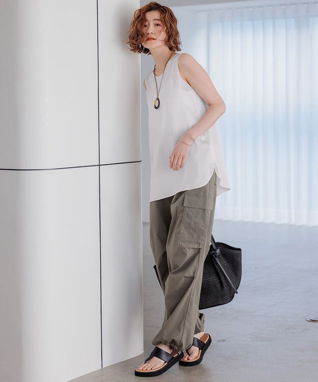 23区 【CLASSY.6月号掲載】ホーンリング ネックレス ベージュ系