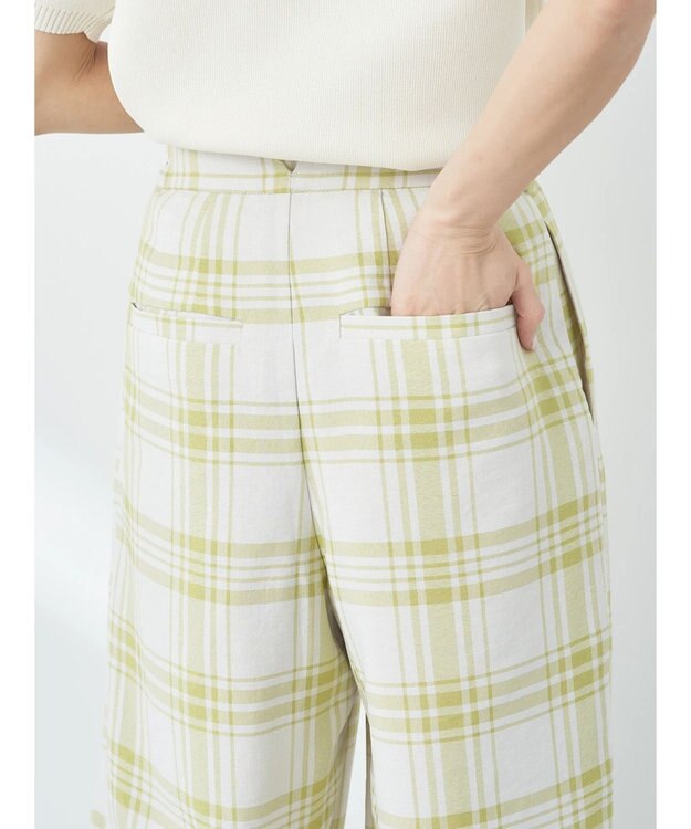 earth music&ecology タックワイドパンツ Check