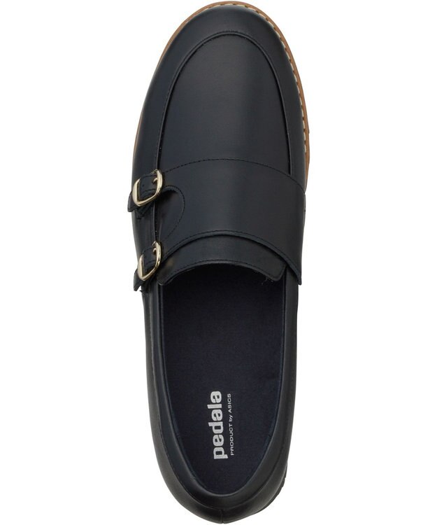 ASICS WALKING ペダラ レディース 2E 3.0cmヒール ブラック系