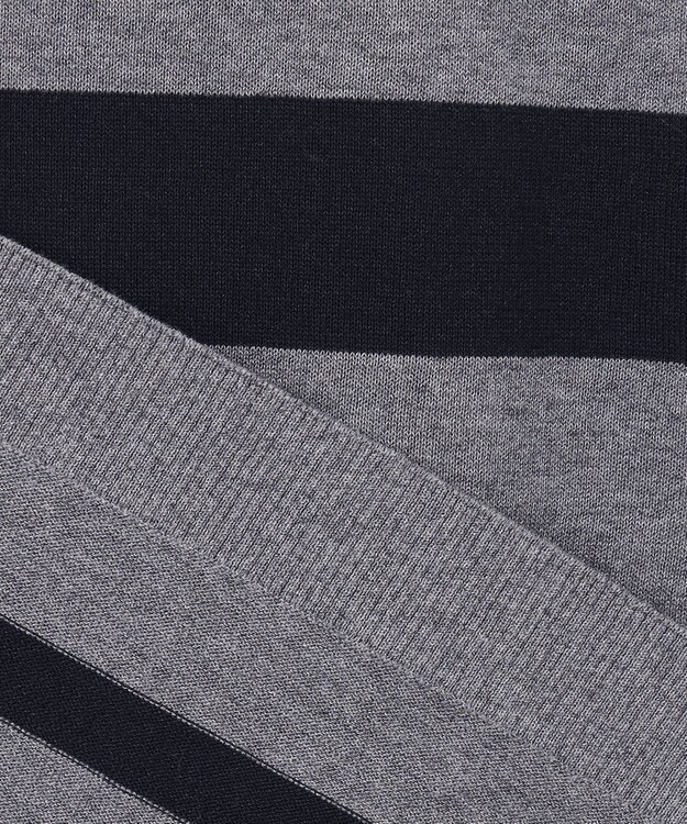 JOSEPH HOMME ブライトボーダーブロック　Tシャツ ブラック系