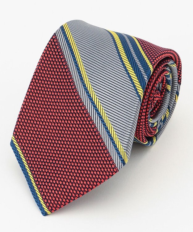 J.PRESS MEN 【JAPAN CRAFT】レジメンタルネクタイ ワイン系2