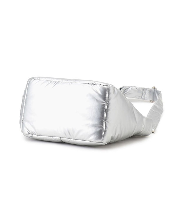 23区 パデッド ミニ ショルダーバッグ シルバー系