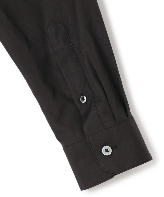 JOSEPH HOMME 【HIGH GRADE LINE】コットンポプリン  レギュラーカラーシャツ ブラック系