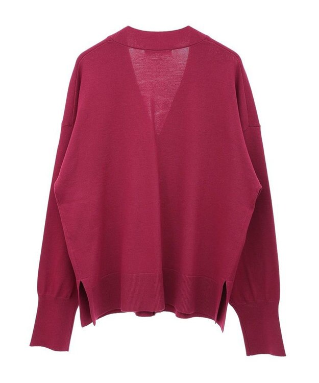Green Parks 洗える　Ｖネックカーディガン Rose