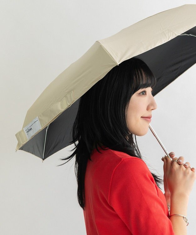 AMERICAN HOLIC 【AH×Wpc.】ポーチ付き折りたたみ傘 Beige