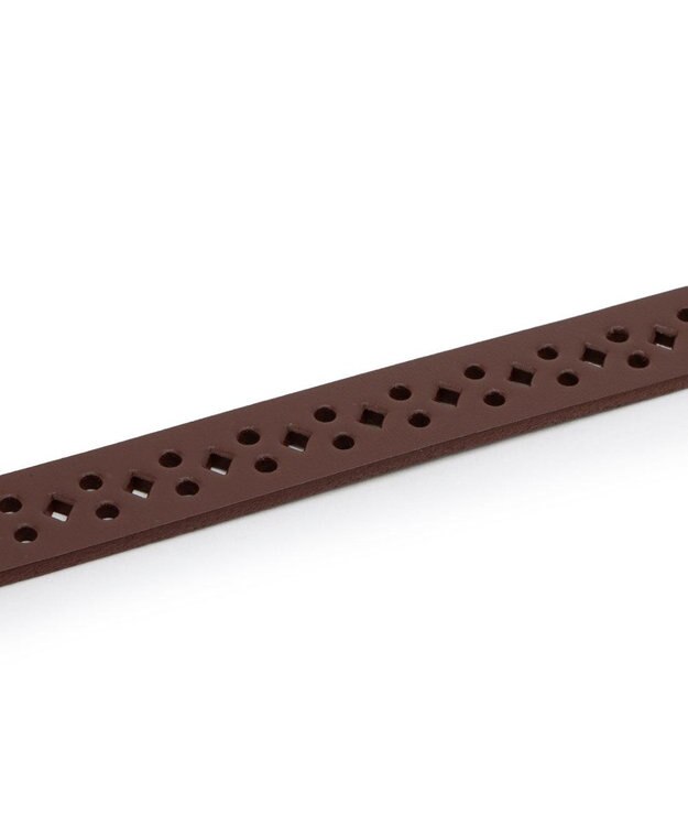 UNBILLION カカトゥ kakatoo / 牛革パンチングベルト ブラウン