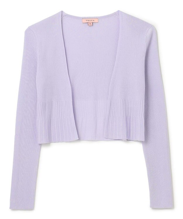 TOCCA 【洗える！】AJISAI BOLERO ボレロ ラベンダー系
