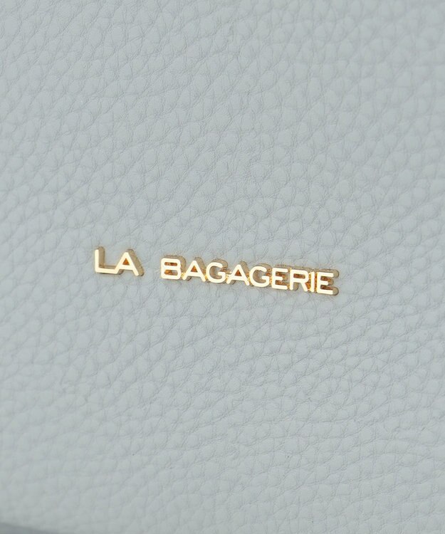 LA BAGAGERIE ブリッジトートバッグ Mサイズ ライトブルー