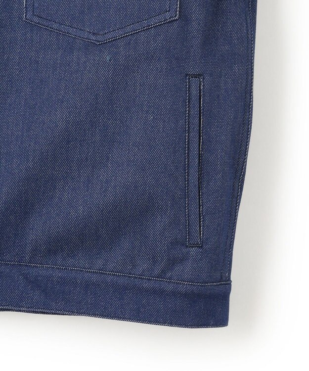 J.PRESS MEN 【KANEMASA JERSEY】ジャージー デニムジャケット ブルー系