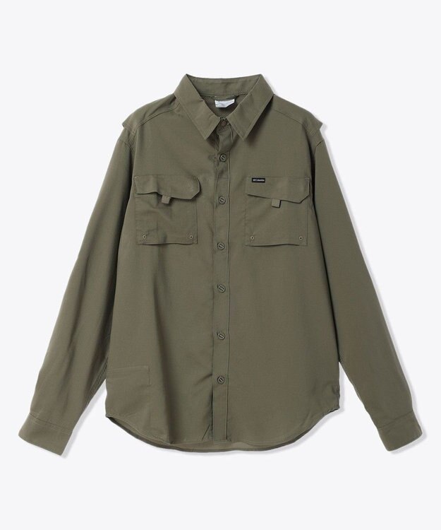 Columbia Columbia/ シルバーリッジユーティリティIIロングスリーブシャツ /コロンビア Stone Green