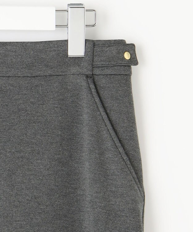 J.PRESS LADIES 【洗える】デュアルウォームポンチ スカート グレー系