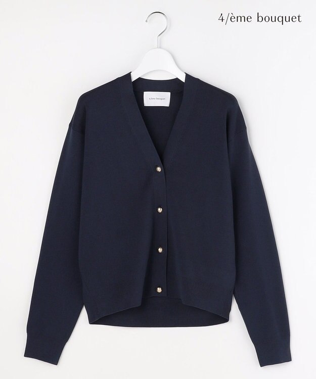 自由区 【カトリエムブーケ】Tricot universel カーディガン ネイビー