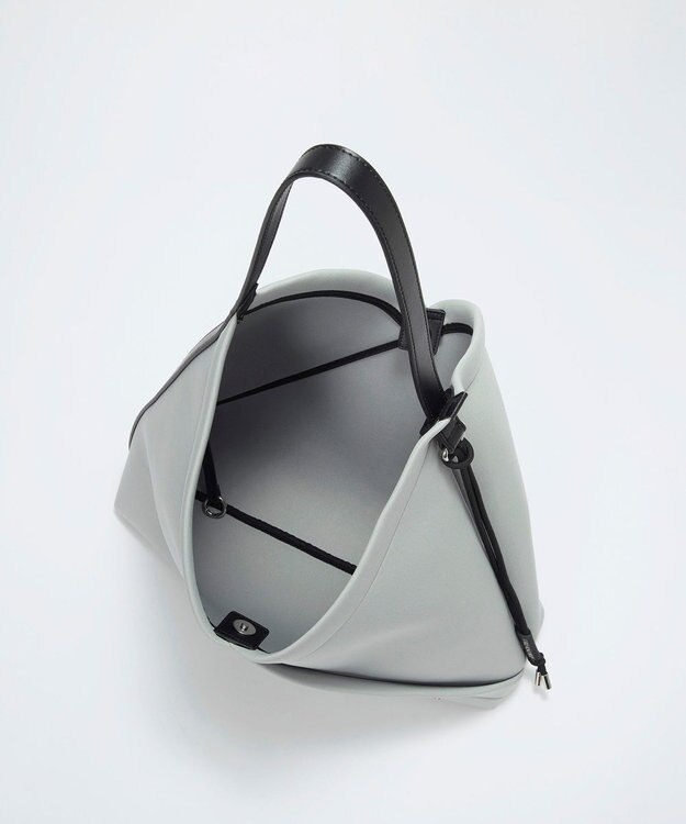 TOPKAPI 【TREASURE TOPKAPI】ネオプレン 2way ワンハンドル ショルダーバッグ ポーチ付き ライトグレー