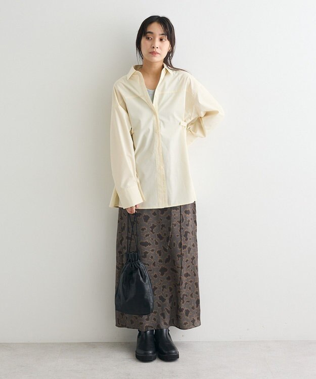 CRAFT STANDARD BOUTIQUE サイドベルトシャツ Yellow