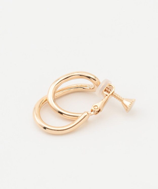 ICB 【CLASSY.1月号掲載】アーチイヤリング ゴールド系