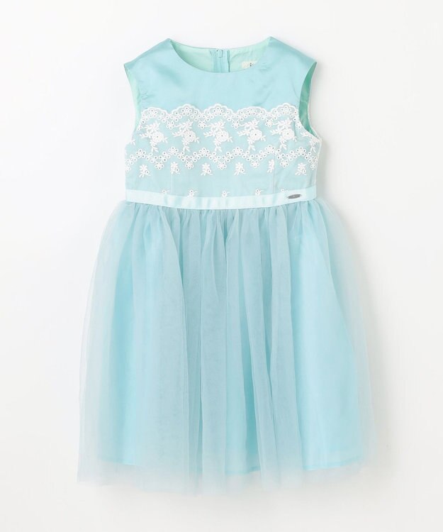 組曲 KIDS 【110-140㎝】ケープセット ドレス ミントグリーン